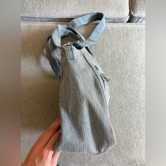 True Religion Blue Denim Bag - Picture 4 of 7